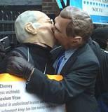 Dick kisses bush
NYC's Anti-War Protest, 2-15-03